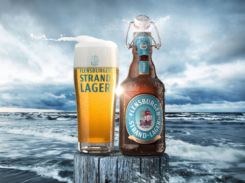 Echt nordisch: Das Flensburger Strand-Lager ist der neuste Zuwachs im Sortiment / ©FLENS