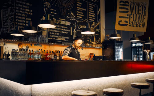Die Bar im Club 20457 in der HafenCity / ©Marc Sill