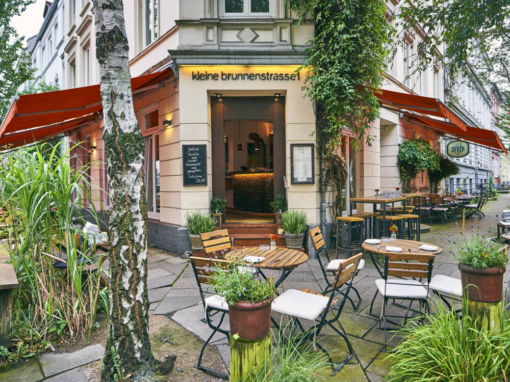 Das Restaurant Kleine Brunnenstrasse 1 in Ottensen / ©Marc Sill