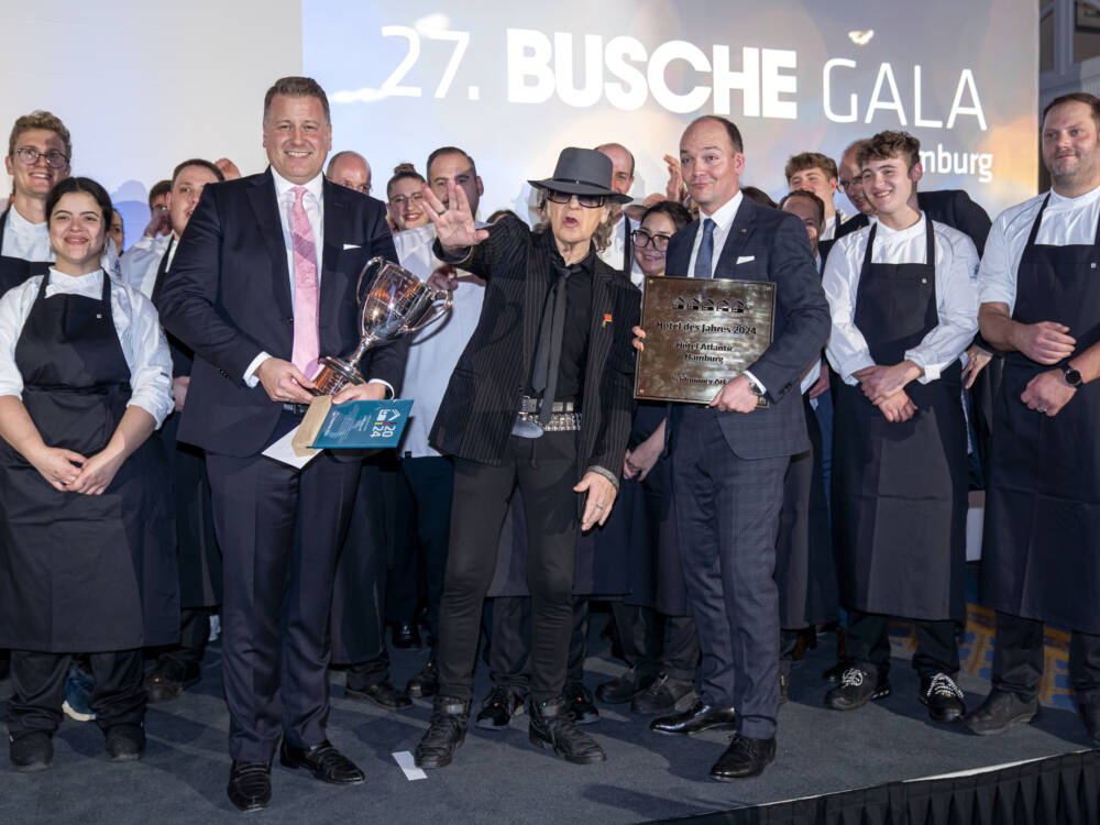 Bei der 27. Busche Gala im Hotel Atlantic stand auch Udo Lindenberg auf der Bühne / ©Guido Schröder Fotografie