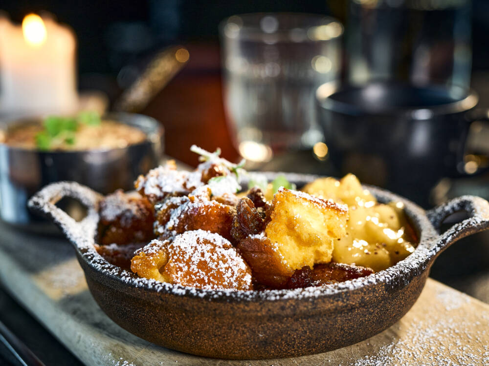 Saftiger Kaiserschmarrn im Restaurant Heimat in der HafenCity / ©Marc Sill