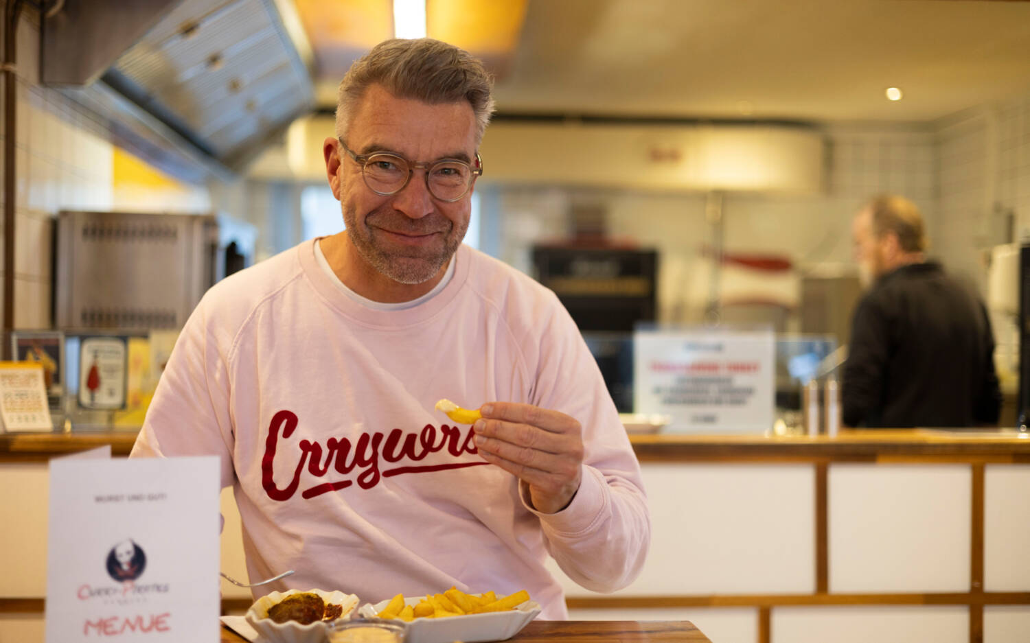 Das Gespräch fand auf Koch’s Wunsch bei den Curry-Pirates statt / ©Johanna Zobel