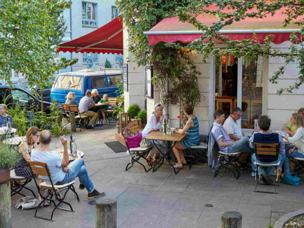 Außengastronomie in Altona und Ottensen/ ©Kleine Brunnenstraße 1