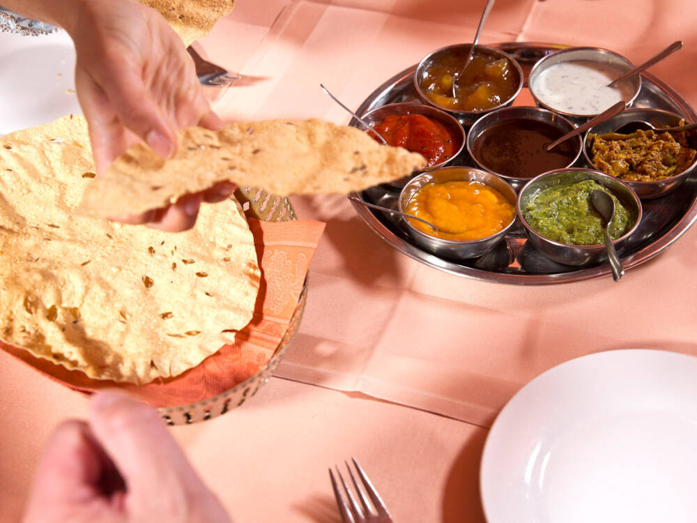 Auf der Speisekarte des Ashoka stehen allein elf verschiedene Brotsorten / ©Stefan Malzkorn