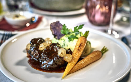 In der Brasserie fusionieren die norddeutsche und die französische Küche /  ©Marc Sill