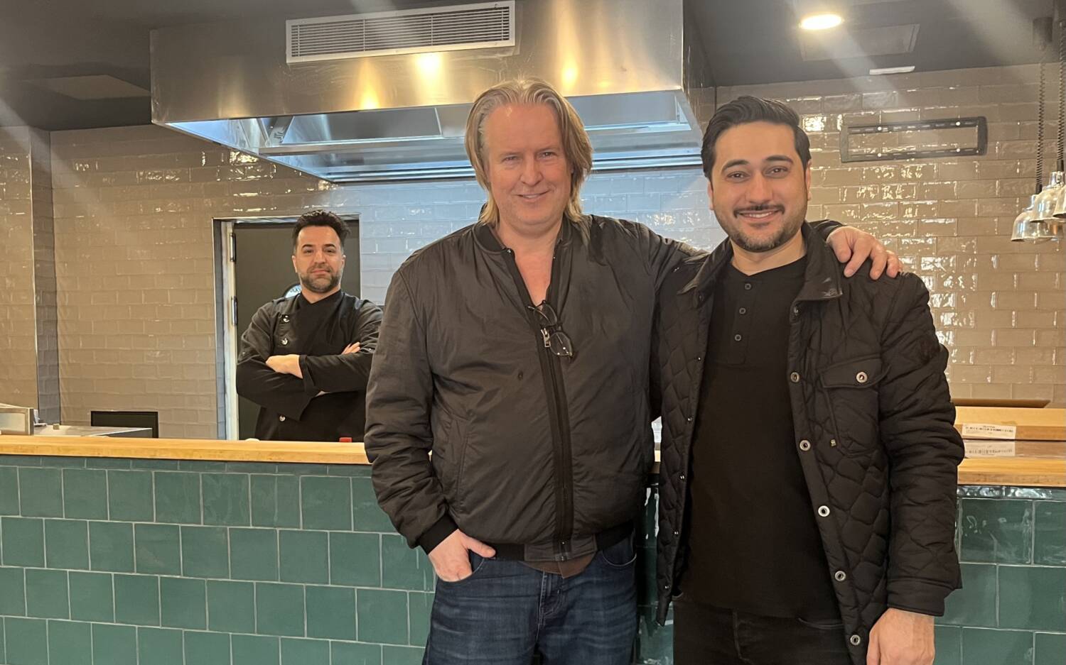 Behzad Reziyan, Dirk Schümann und Samir Omid eröffnen gemeinsam Farina di Nonna in Ottensen / ©Genuss-Guide