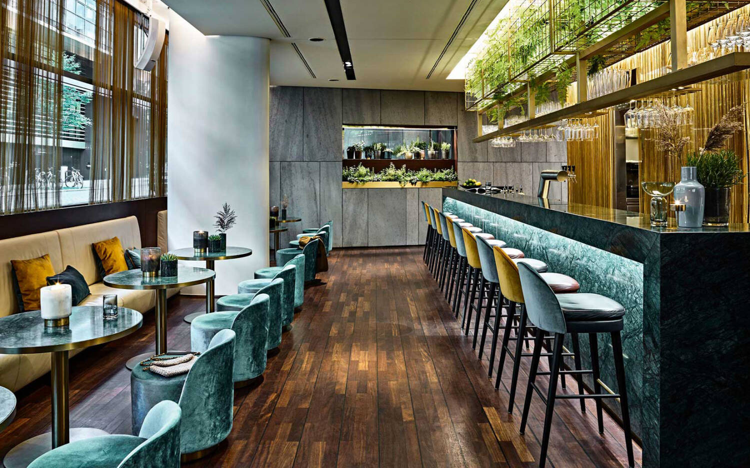 Die Botnist Bar in der Neustadt punktet mit hochwertig-modernem Interieur / ©Botanist Bar 