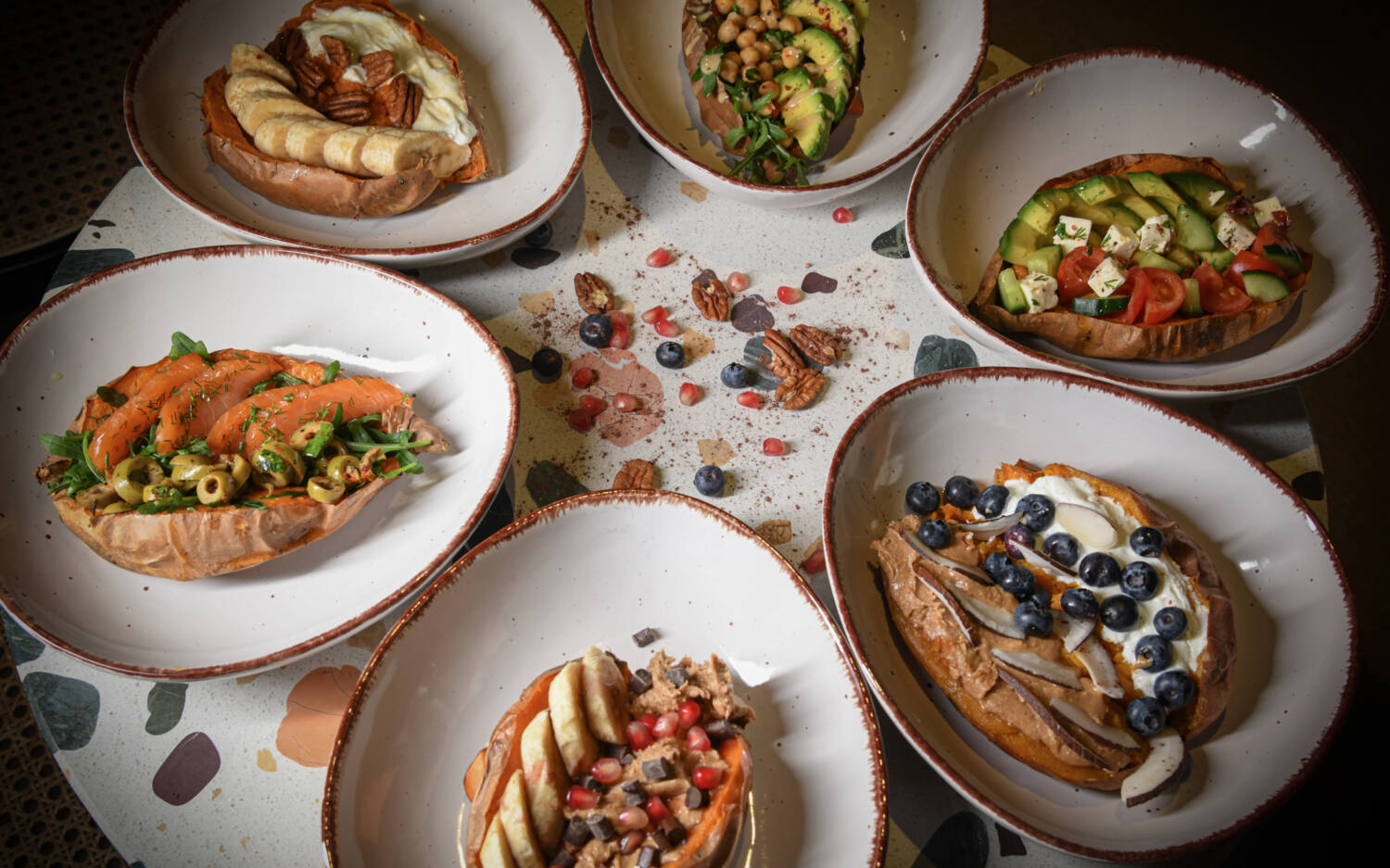 Im neuen Potato Atelier gibt es die Kartoffel als Basis und dazu eine bunte Auswahl an Toppings / ©Potato Atelier