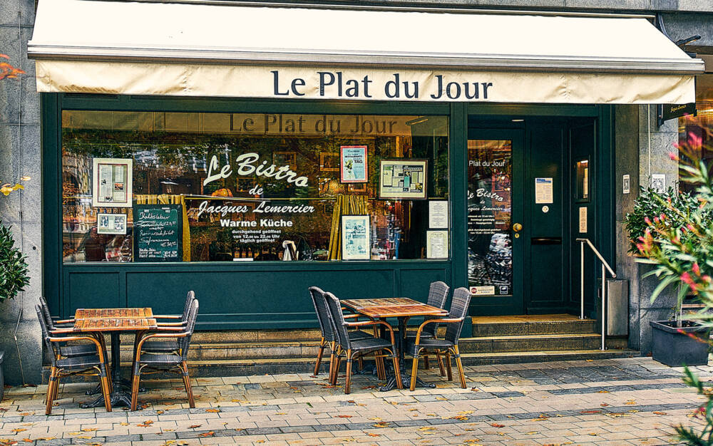 Da fühlt man sich wie in Paris, wenn man das Le Plat du Jour sieht/ ©Marc Sill