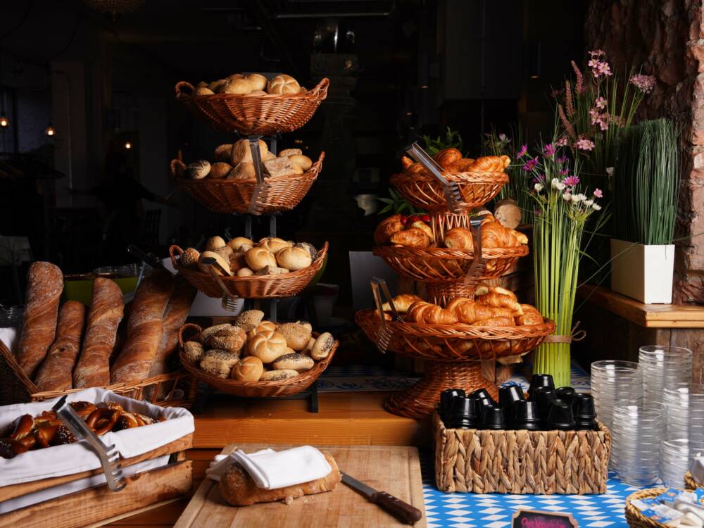 Große Gebäckauswahl beim Osterbrunch im Quartier21 / ©Quartier21 Gasthaus