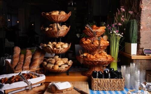 Große Gebäckauswahl beim Osterbrunch im Quartier21 / ©Quartier21 Gasthaus