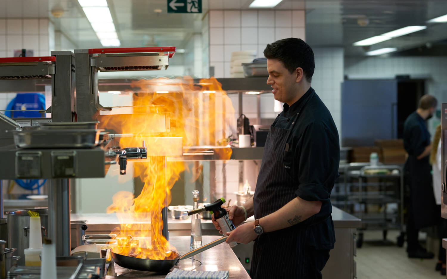 In der Küche des Westin-Hotelrestaurants geht es heiß her / ©Marc Sill