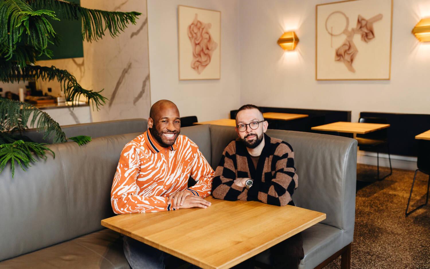 Jahmarley Grant und Mateusz A. Żurek haben in Eimsbüttel ein festes Zuhause für das Criss Studio gefunden / ©Julia Schumacher