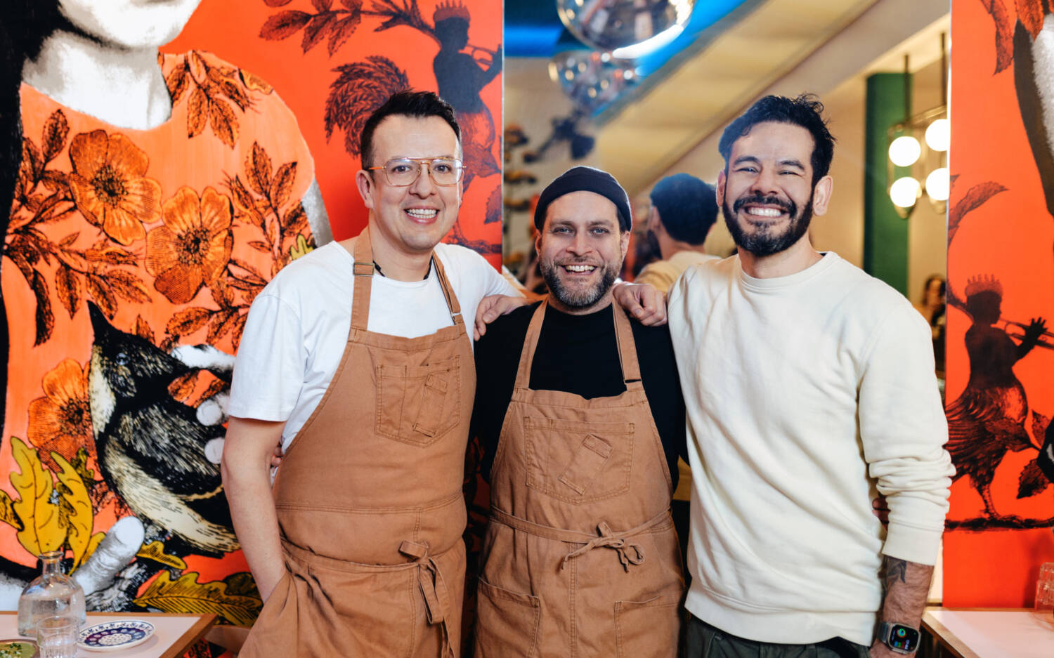 Miguel Zaldivar, Xavier López und Aurelio Moreno wissen, wie gute Tacos und Margaritas schmecken müssen / ©Julia Schumacher