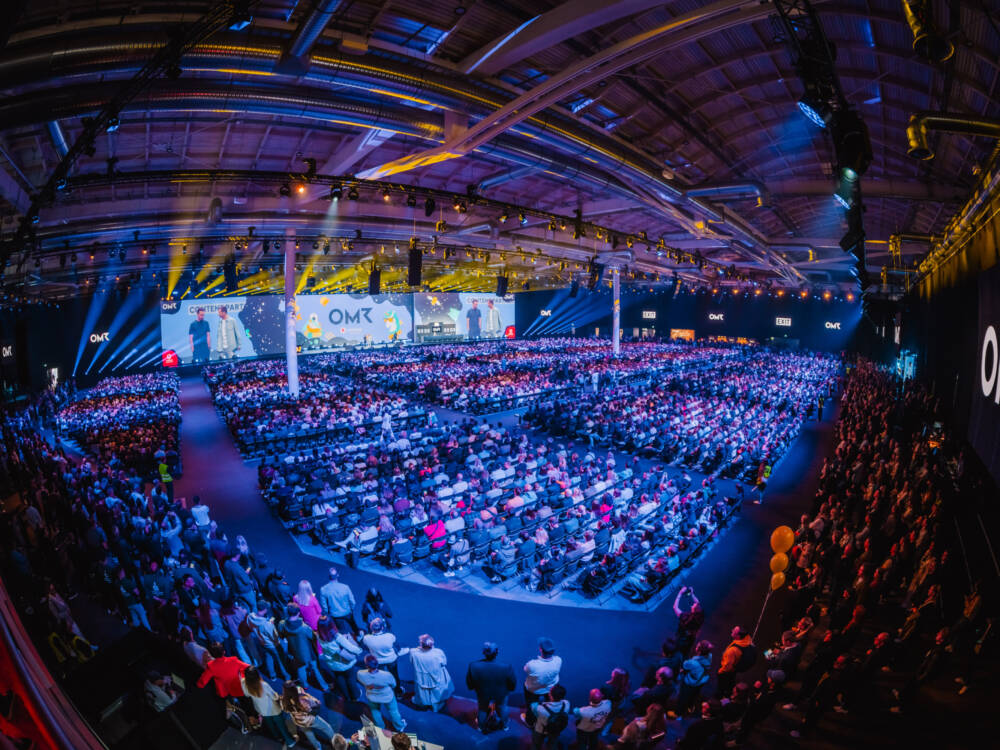 Bei der OMR 2025 sind rund 70.000 Menschen zu Gast / ©Julian Huke
