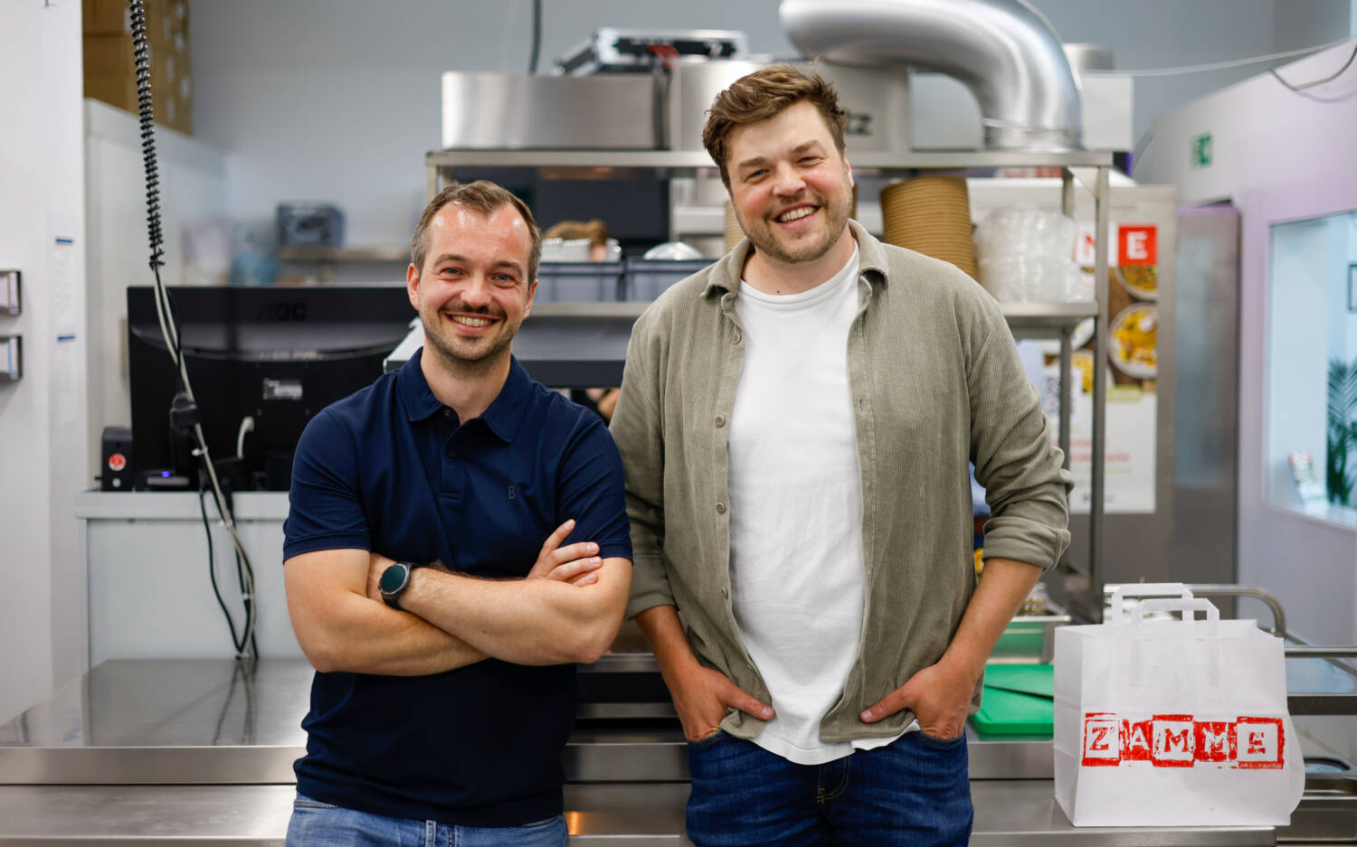 Die Geschäftsführer Jan Berlemann und Lars Bäumer packen selbst mit an / ©Johanna Zobel