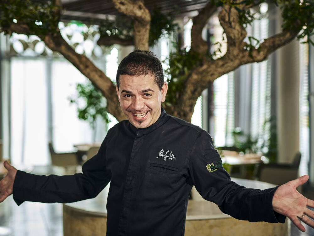 Gastgeber Matteo Ferrantino heißt seine Gäste herzlich willkommen im Bianc / ©Marc Sill 