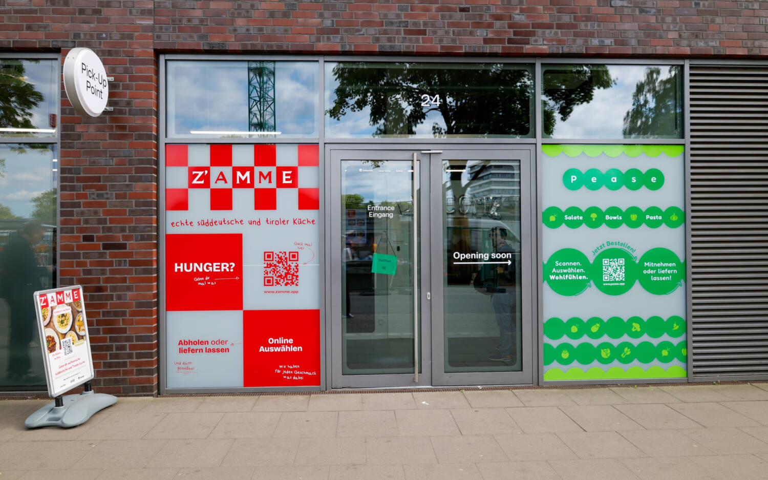 Unscheinbar von außen: Z’amme in Barmbek / ©Johanna Zobel