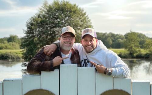 Brian Bojsen (l.) und Goldschätzchen-Inhaber Patrick Diehr (r.) machen gemeinsame Sache /©Wild Scandinavian Cooking by Brian Bojsen