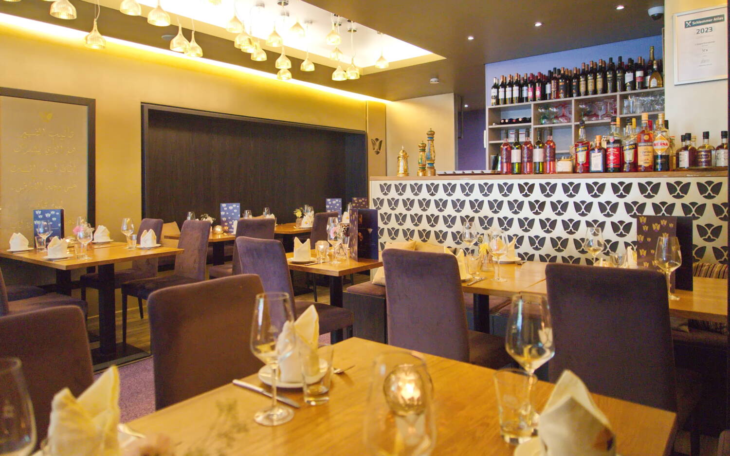 Das Restaurant L’Orient in Eimsbüttel serviert arabische Küche auf hohem Niveau bei entspannter Atmosphäre / ©Malte Klauck