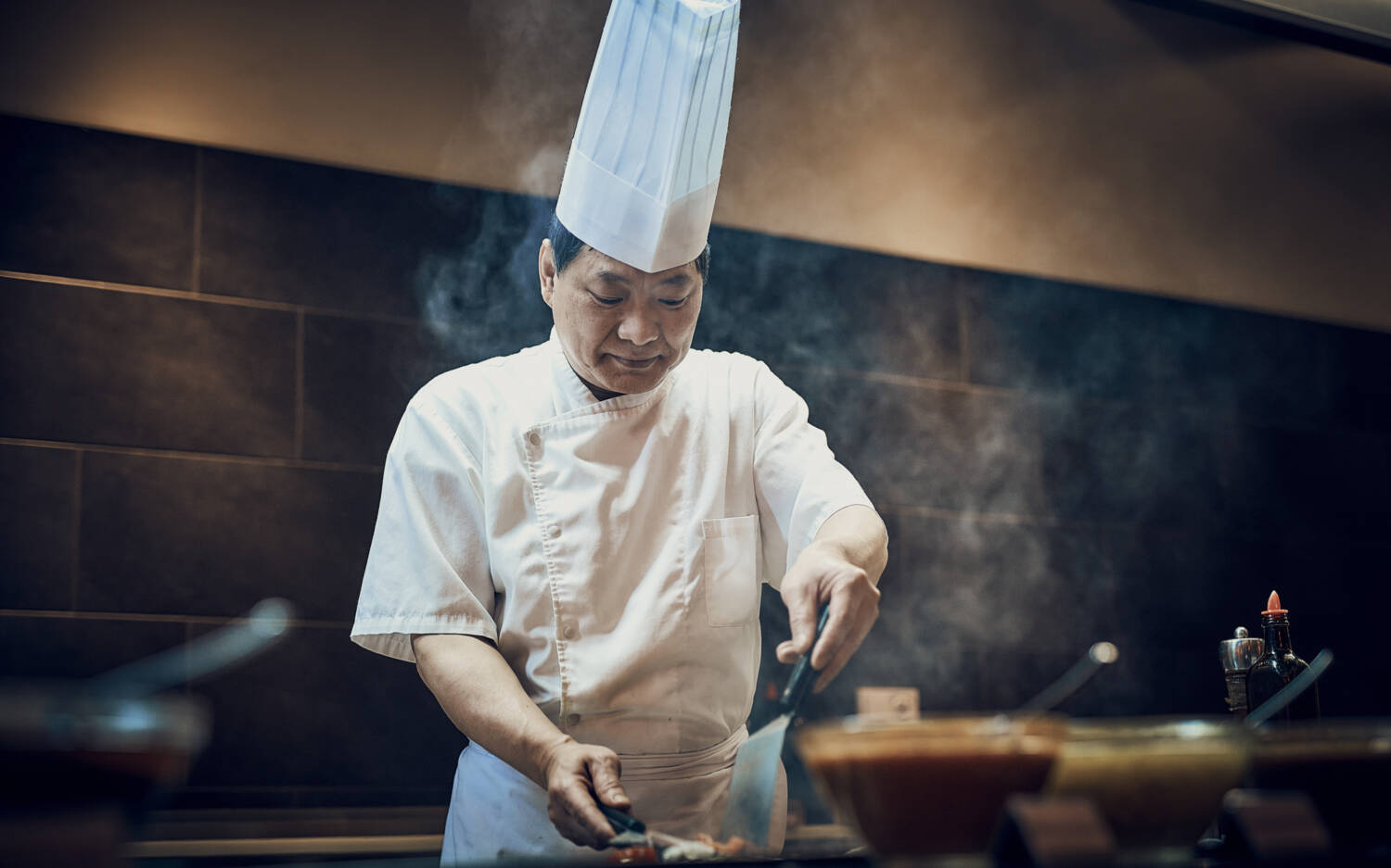 Hauptattraktion im Copper House ist das Live-Cooking auf den Teppanyaki-Grills / ©Marc Sill