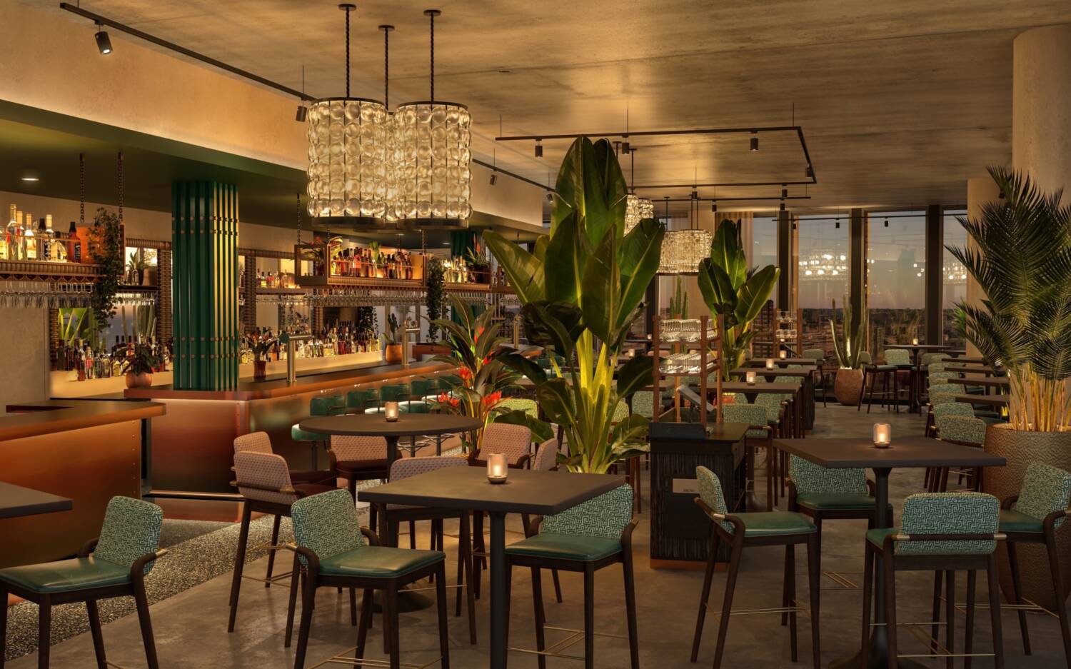 Die Air Bar 13 soll im ersten Quartal 2026 im 13. Stock des Westfield eröffnen / ©Rhubard Hospitality Collection