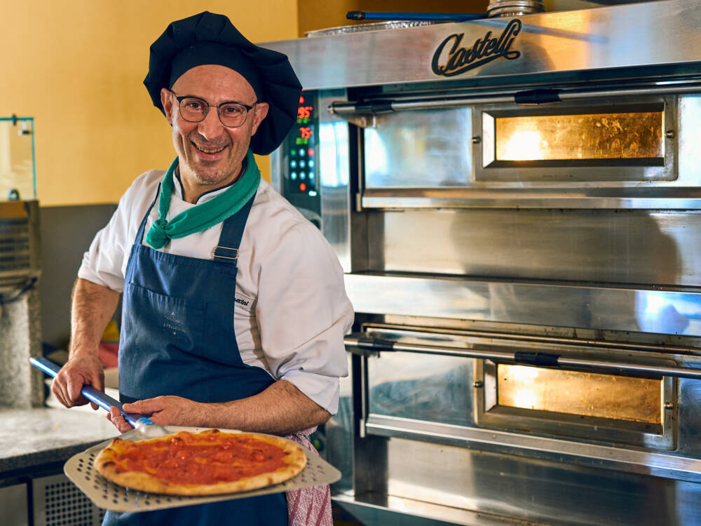 Eine gute Pizza kommt auch ohne viel Schnickschnack aus: Pizzeria Häcklingen in Lüneburg / ©Marc Sill