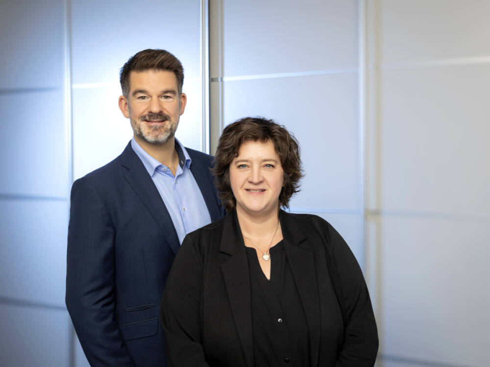 Geschäftsführer Dr. Stefan Meyer und Referentin für Kommunikation und PR Julia Steinberg-Böthig vom Fisch-Informationszentrum (FIZ) /©Fisch-Informationszentrum e.V.