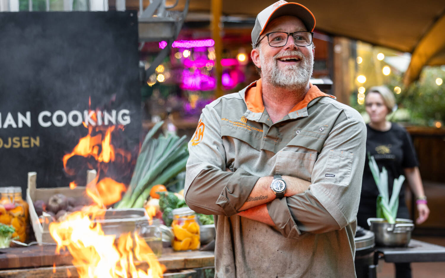 Bis es ein neues Restaurant gibt, begeistert Brian Bojsen mit Outdoorevents bei befreundeten Gastronomen / ©Wild Scandinavian Cooking