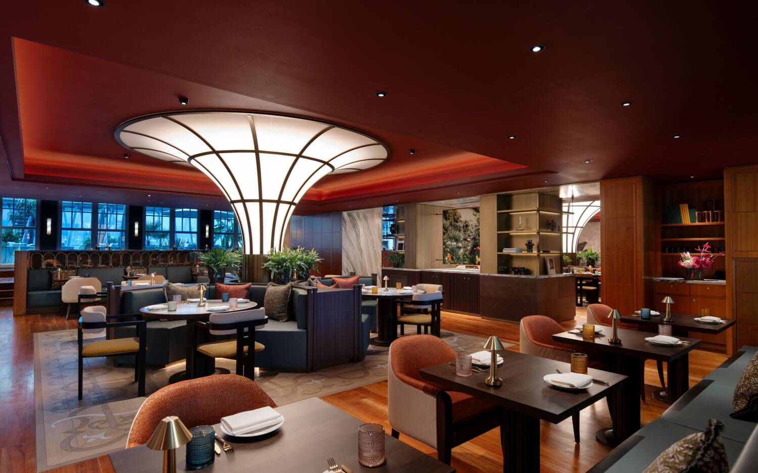 Das Restaurant Greta Oto: Hier gibt es ab sofort lateinamerikanische Küche in stilvollem Ambiente / ©Conrad Hamburg
