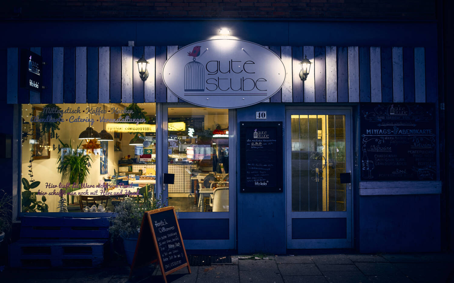 Gepflegt, herzlich, und herrlich unaufgeregt: In der Guten Stube in Eilbek fühlen sich unsere Tester sehr wohl / ©Marc Sill