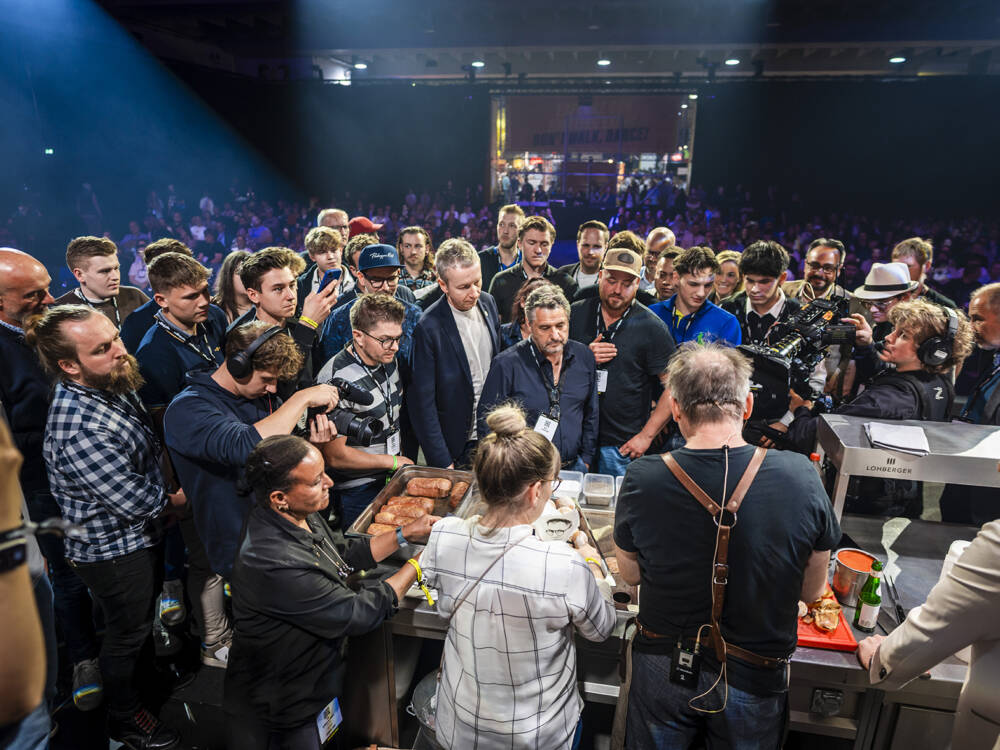 Bei der Convention werden Gastronomen für ihr Können geehrt und dürfen dieses live vorführen / ©Rolling Pin