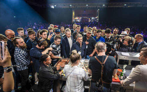 Bei der Convention werden Gastronomen für ihr Können geehrt und dürfen dieses live vorführen / ©Rolling Pin