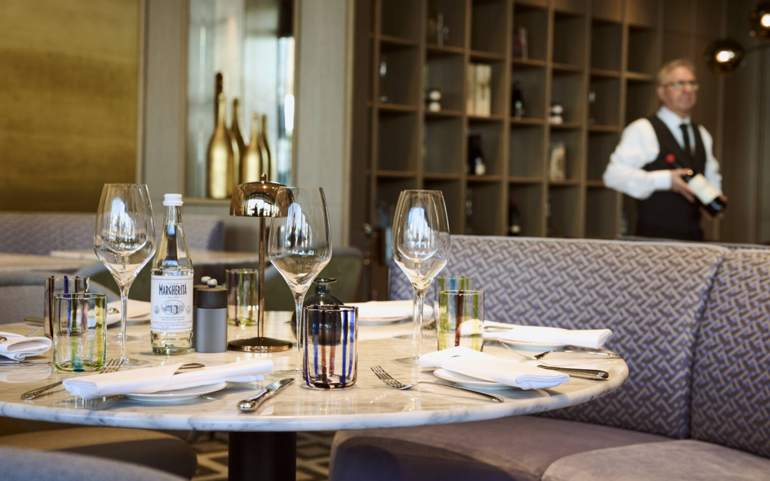 Das Interior vom Edel-Italiener in Rotherbaum wurde als „Hommage an die italienische Lebensfreude“ designt / ©The Fontenay