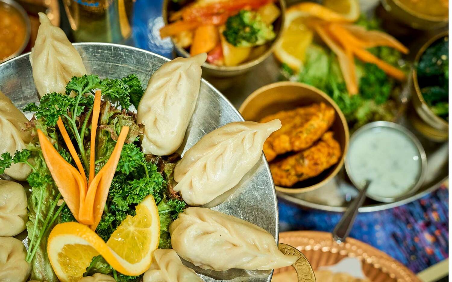 Die hausgemachten Teigtaschen im Tibet mit allen denkbaren Füllungen sind ein Herzstück der Küche /© Marc Sill