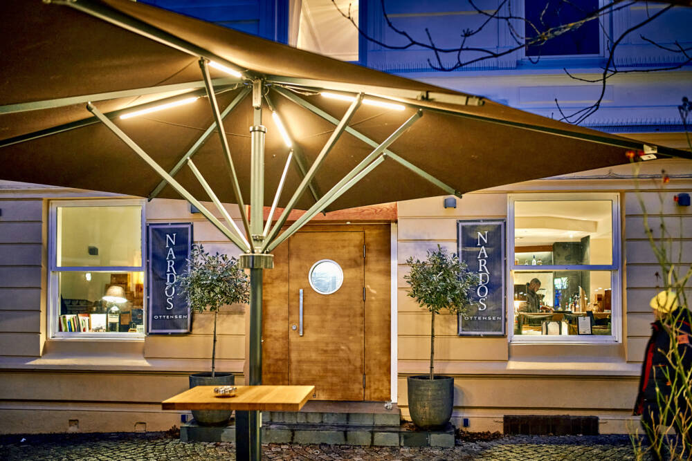 Gleiche Fassade, anderer Name: Im ehemaligen Nardo’s ist jetzt das Restaurant 105 zu Hause / ©Marc Sill