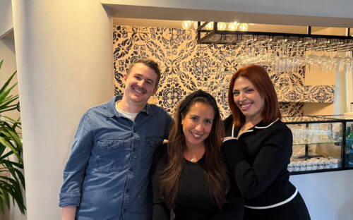 Sie haben das Co-Working-Projekt ims Leben gerufen: Joachim Schult, Jasmin Gomes Da Silva Giampietro und Ana Gomes / ©Carlotta Maas