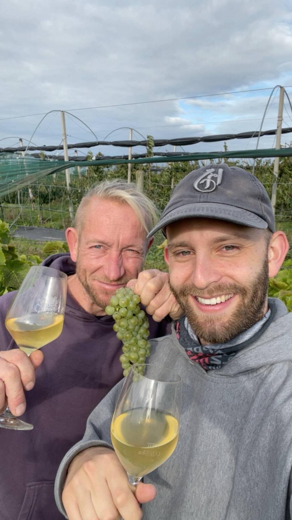 Andi Zühlke und Tjark Lüneburg veranstalten für rund vier Wochen gemeinsam das Weinbistro Tja / ©Tjark Lüneburg