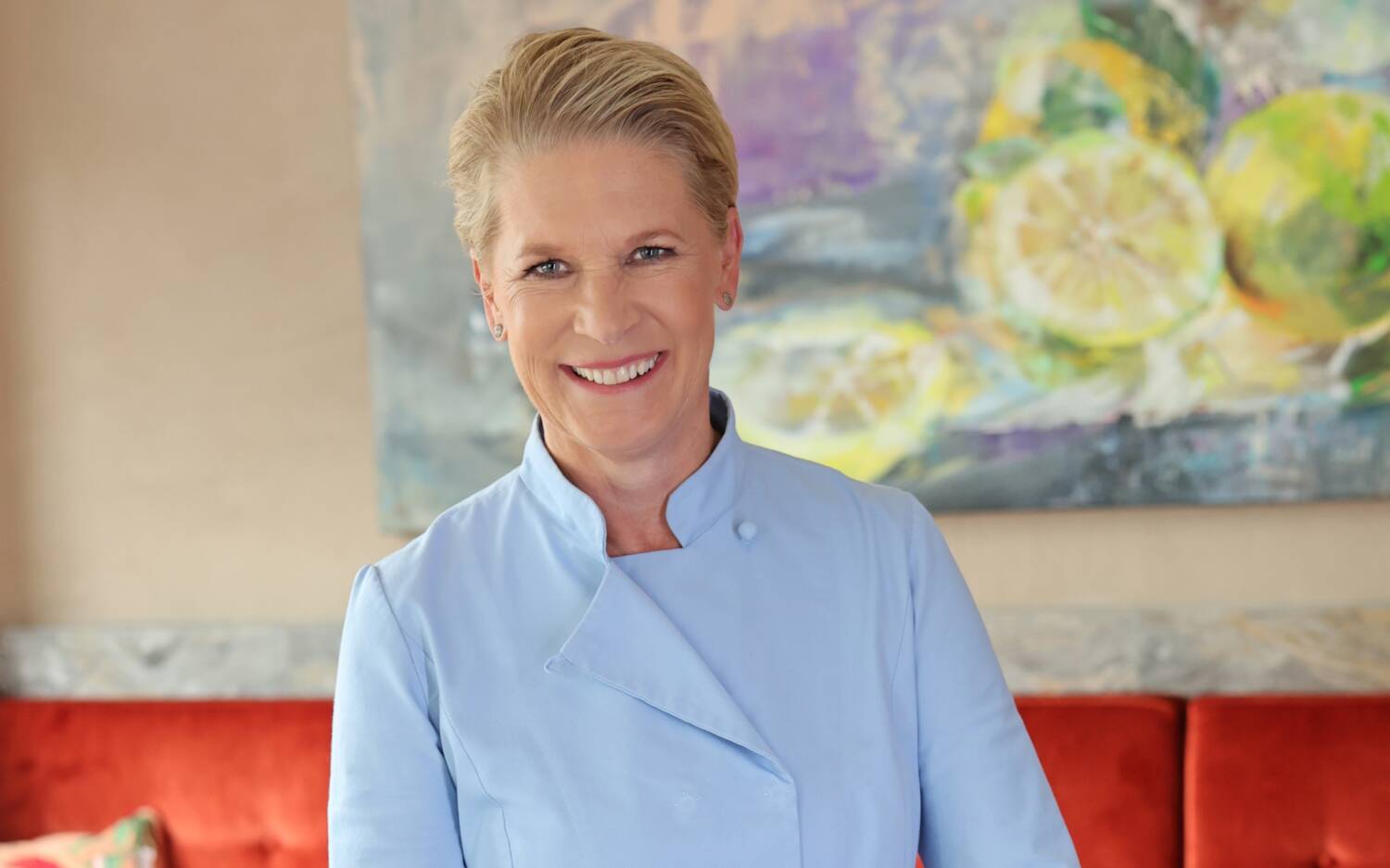 Cornelia Poletto in ihrem Restaurant in Hamburg Eppendorf / ©Melanie Dreysee