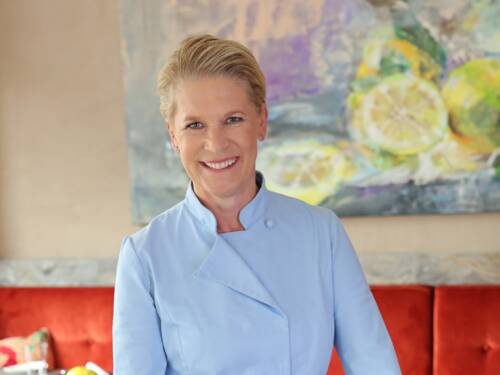 Cornelia Poletto in ihrem Restaurant in Hamburg Eppendorf / ©Melanie Dreysee