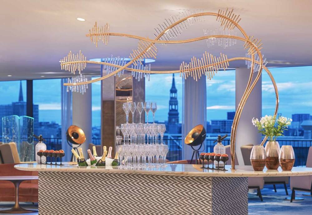 Die Blickbar im The Westin kann für exklusive Veranstaltungen gemietet werden / ©Blickbar