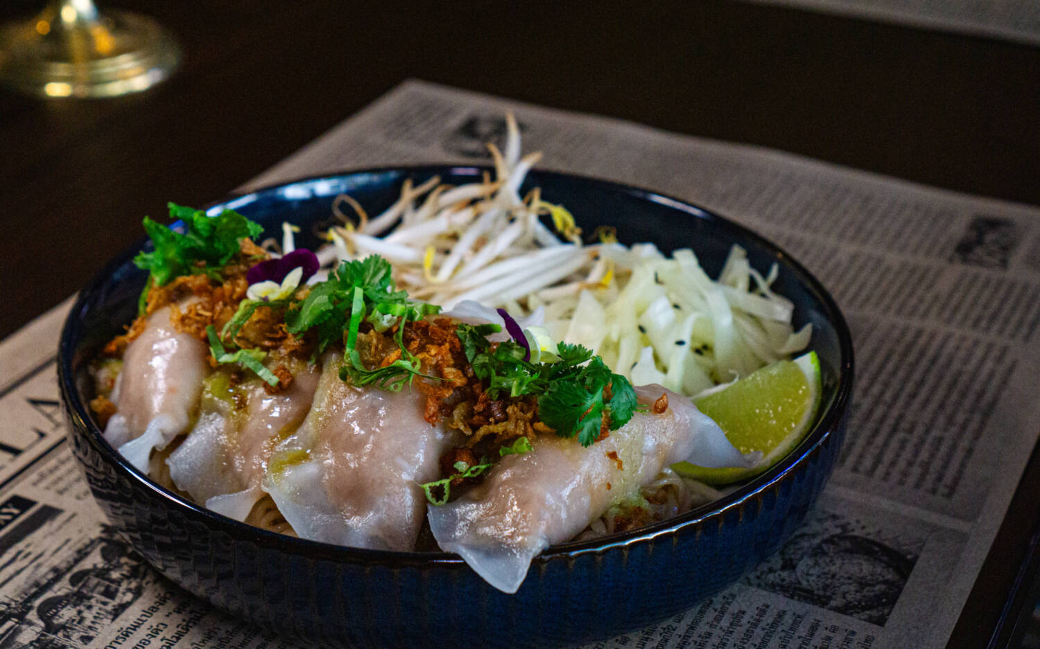 Die hausgemachten Dumplings im Shadalai sind wahlweise mit Shiitake und Tofu oder mit Black Tiger Shrimps und Hühnchen / ©Vincent Schmidt/Shadalai