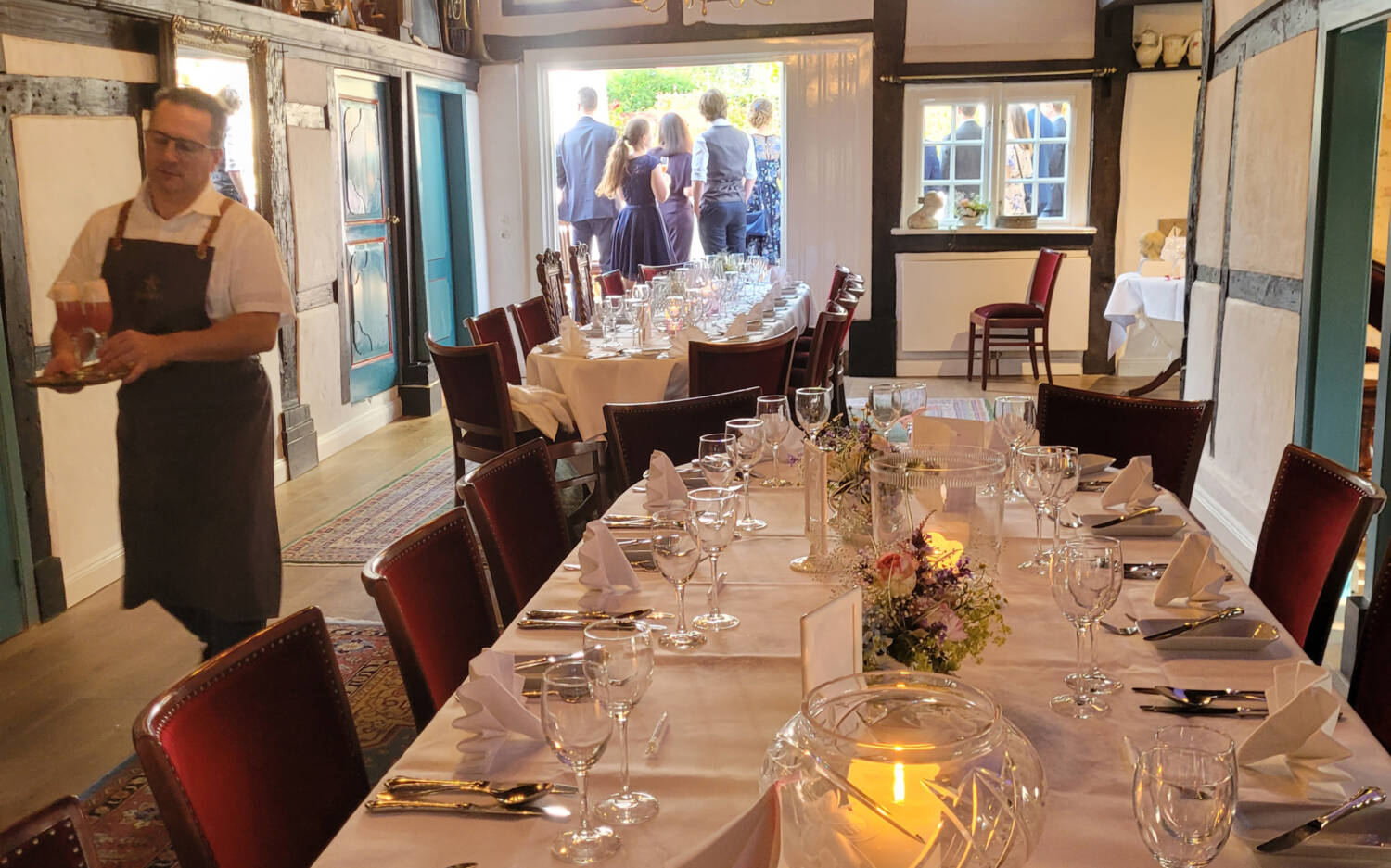 Gemütlich ist der Veranstaltungsraum auf dem Faber’s Hof / ©Michaela Faber