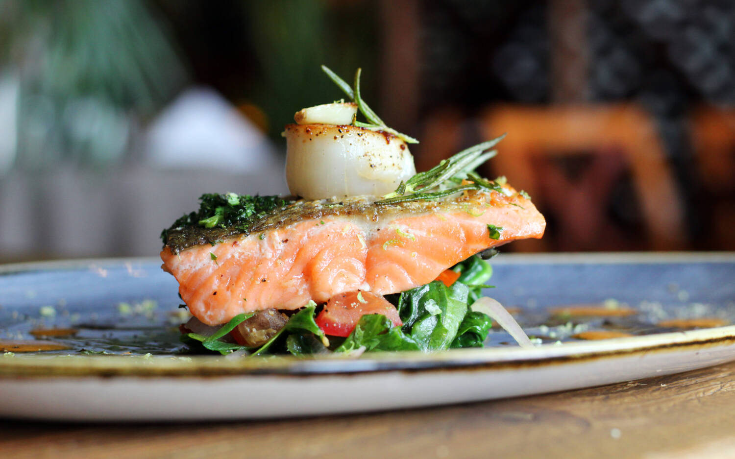                 Neben dem Geschmack überzeugt das Essen im Leuchtturm auch durch kunstvolles Anrichten / ©Leuchtturm 