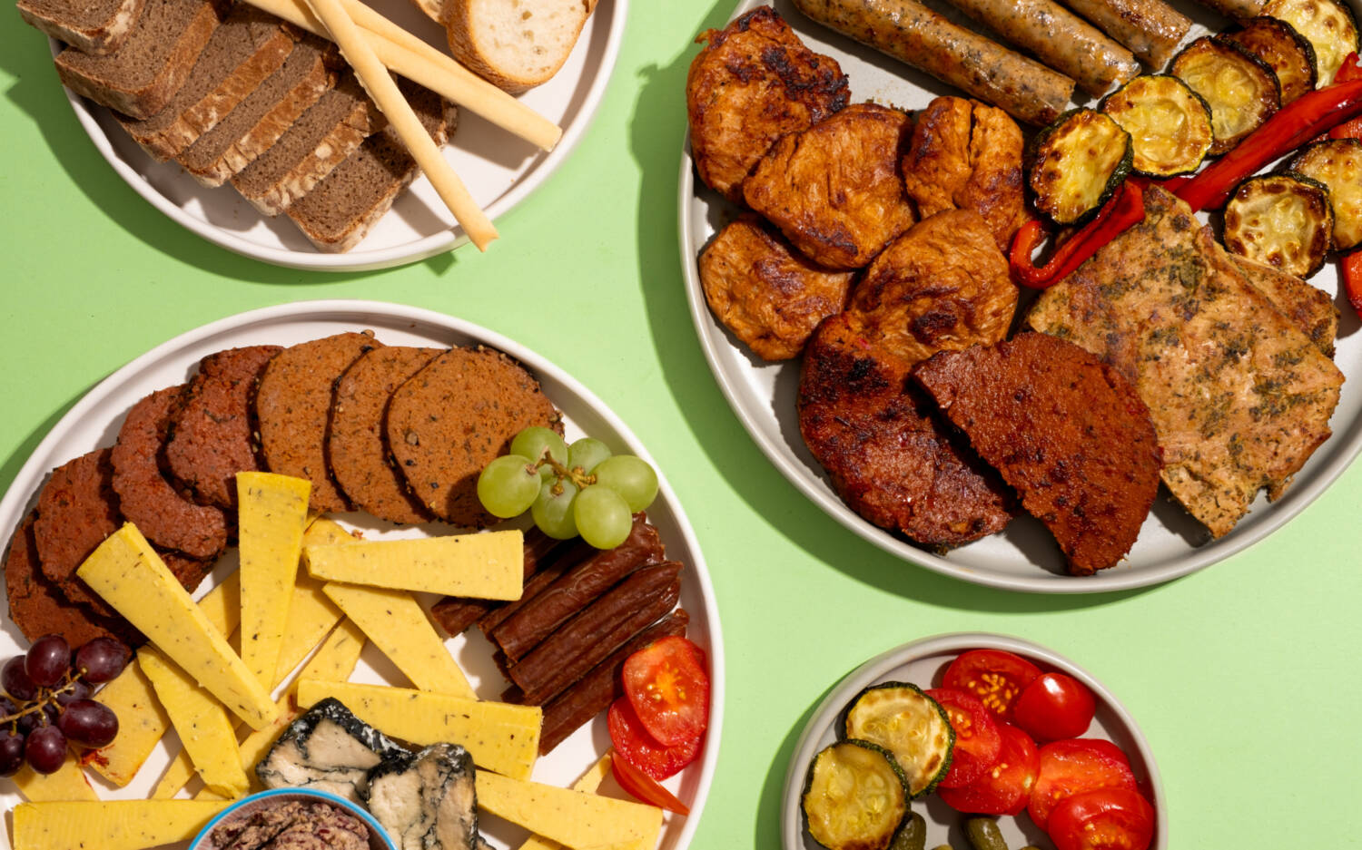 Ob gemütliche Familienfeier oder großes Firmen-Event: veganes Catering kommt in Hamburg an – wie etwa von Die Vegane Fleischerei / ©Die Vegane Fleischerei