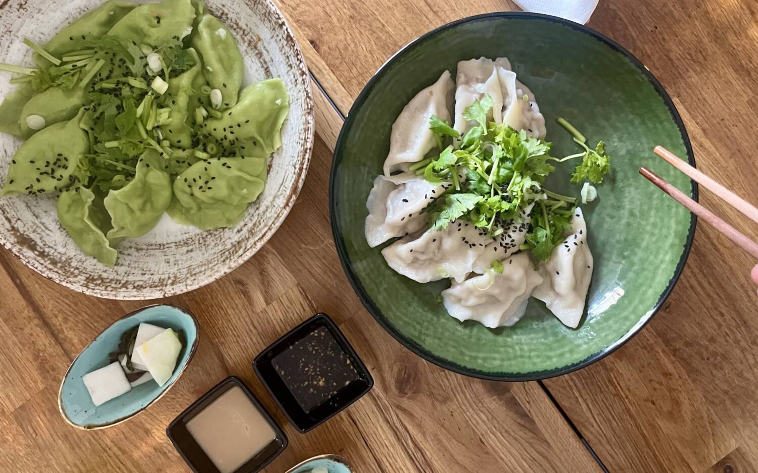 Hausgemachte Dumplings mit verschiedenen Füllungen gibt es seit einigen Wochen in Ottensen / ©Alice von der Laden