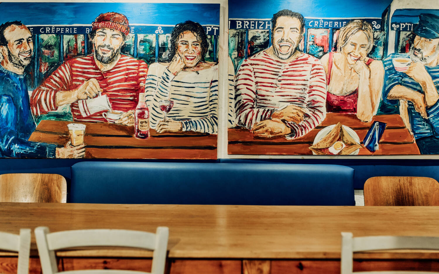 Hell und freundlich: französische Atmosphäre im Ti Breizh / ©Marc Sill
