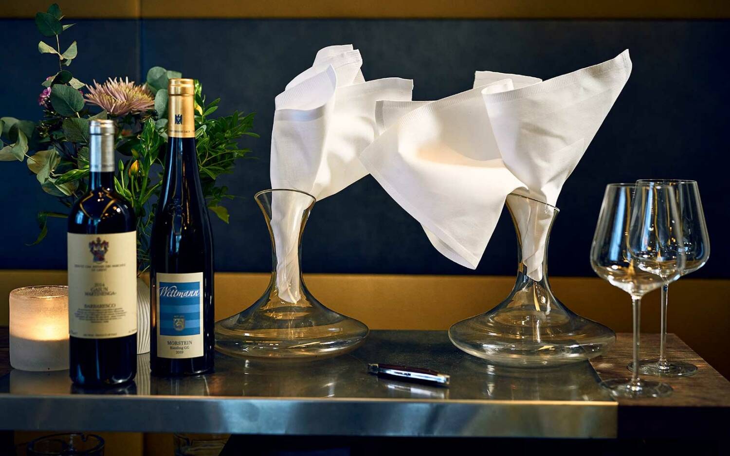 Im Zeik können Gäste zwischen zwei Menüs wählen: Zur Auswahl stehen Fisch und Fleisch oder rein vegetarisch / ©Marc Sill