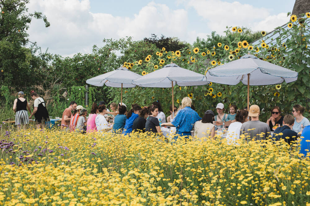 In der Gärtnerei Sannmann an der Dove Elbe können Veranstaltungen für bis zu 30 Personen gebucht werden /©Susanne Irmer