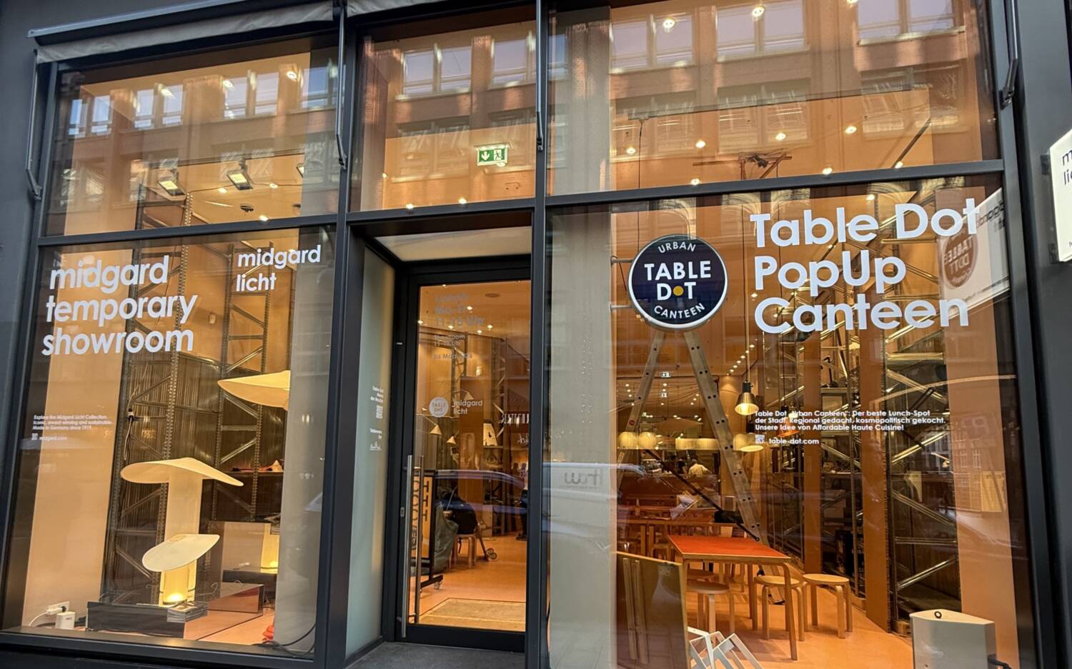 Kantine und Showroom in einem: Das Pop-up von Koral und Midgard soll die nächsten Wochen stattfinden / ©David Einsiedler